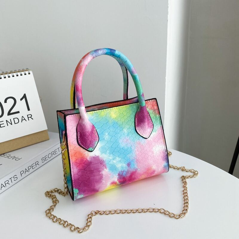 

Tie Dye Satchel Bag, Multicolor