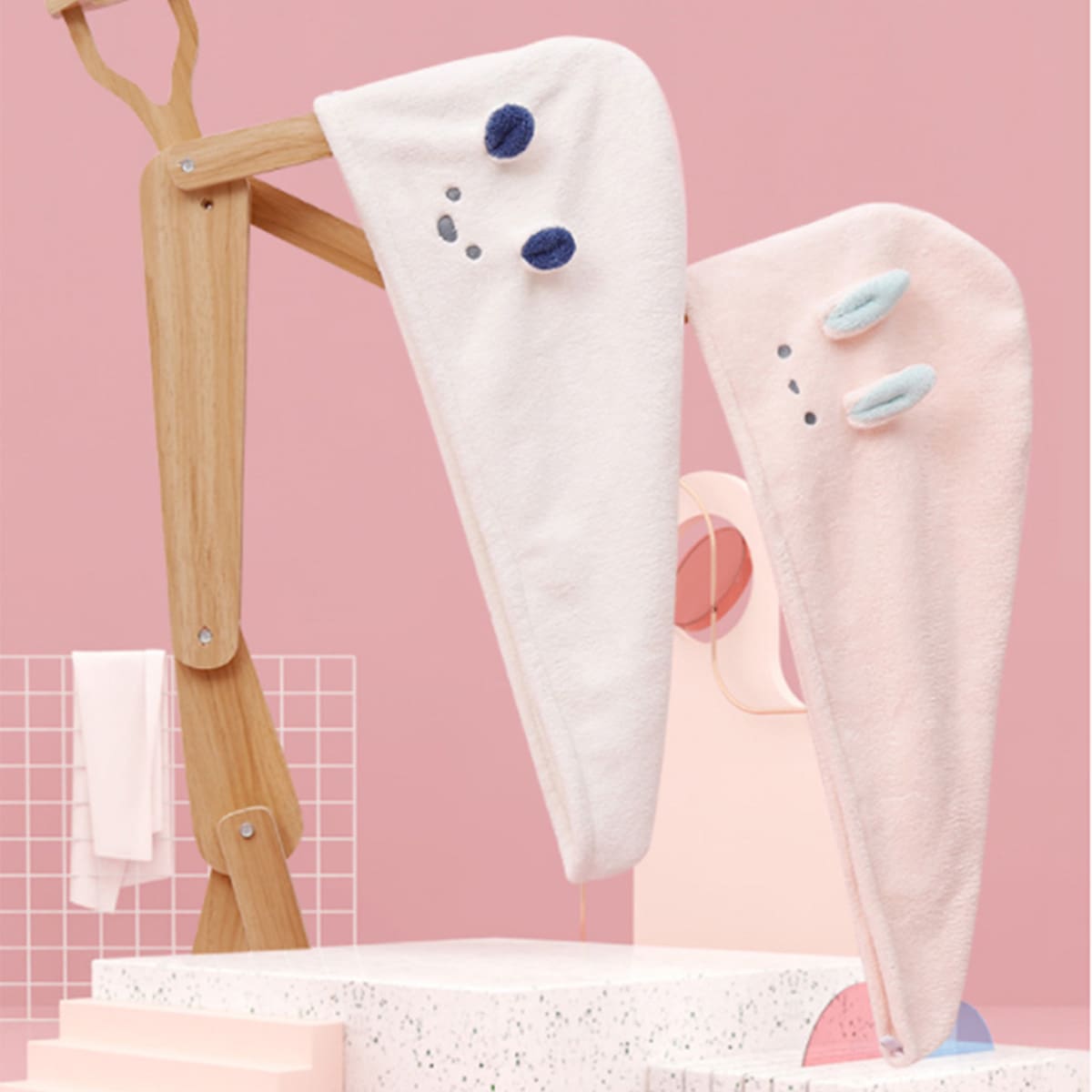 

1pc Random Cartoon Bath Hair Drying Cap, Multicolor