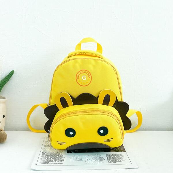 

Kids Cartoon Design Backpack, Yellow