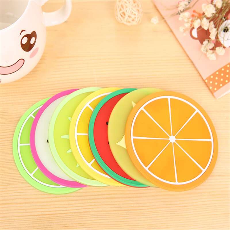 

3pcs Random Fruit Coaster, Multicolor