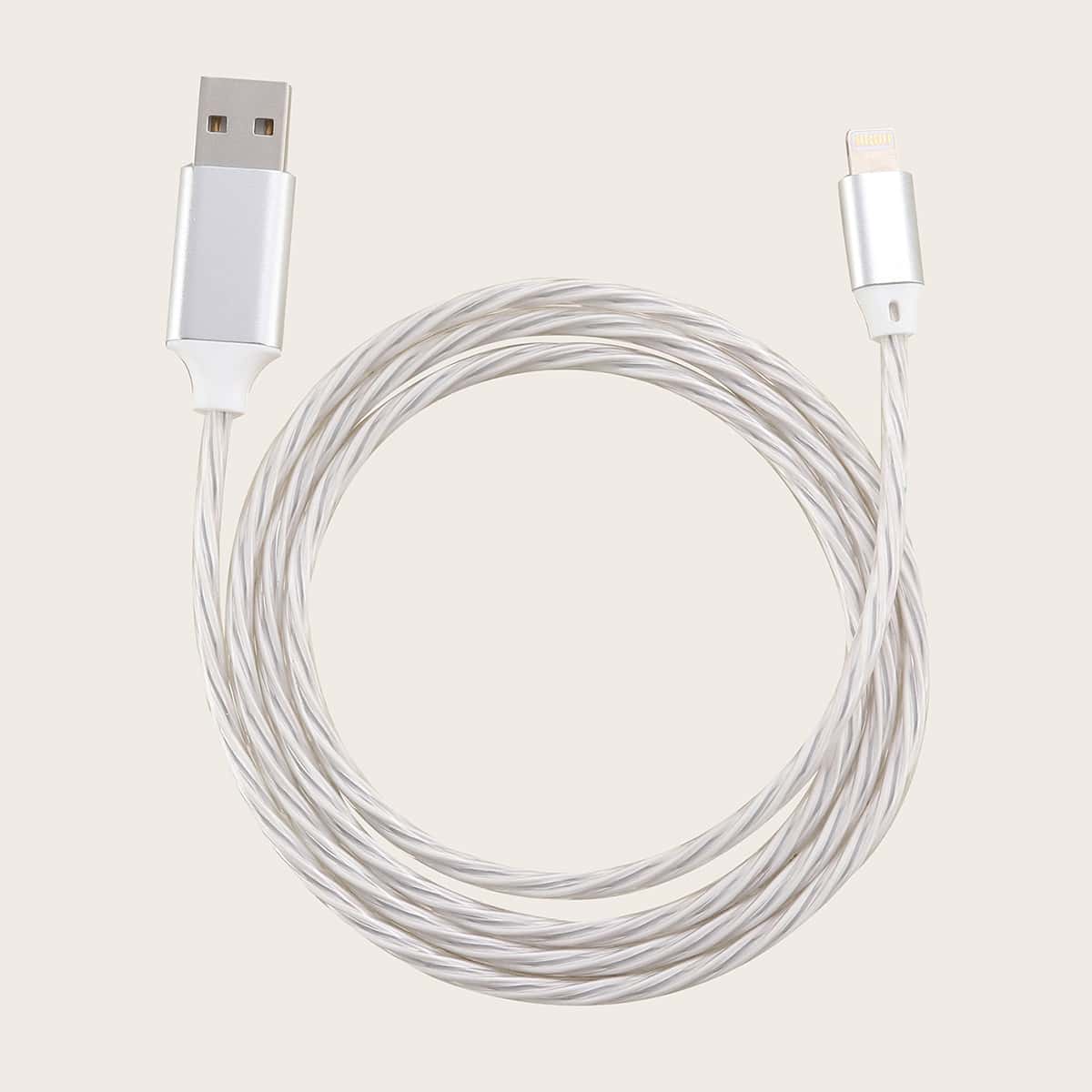 

1pc Cold Light Data Cable, White