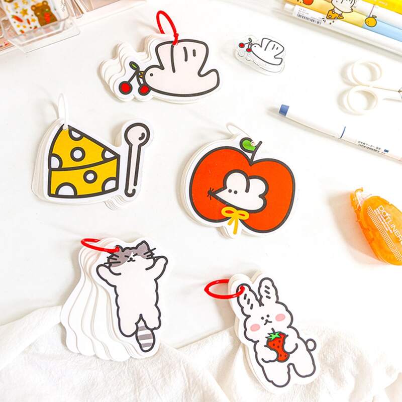 

1pc Random Cartoon Cover Notebook, Multicolor