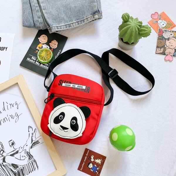 

Kids Cartoon Graphic Crossbody Bag, Red