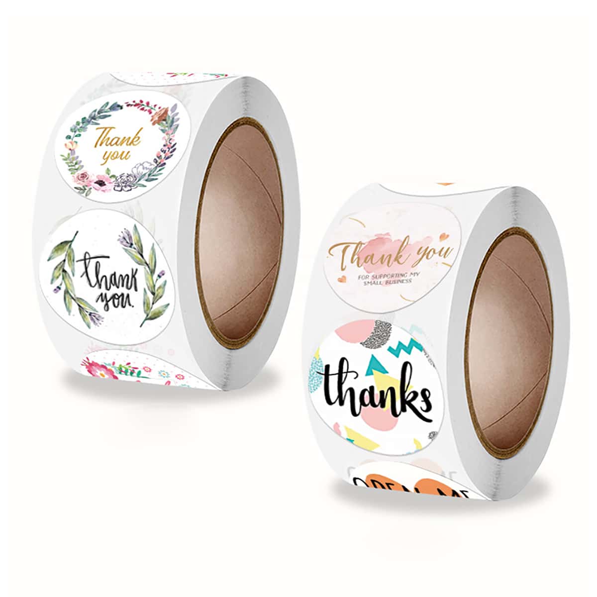 

2rolls Letter Graphic Sticker, Multicolor