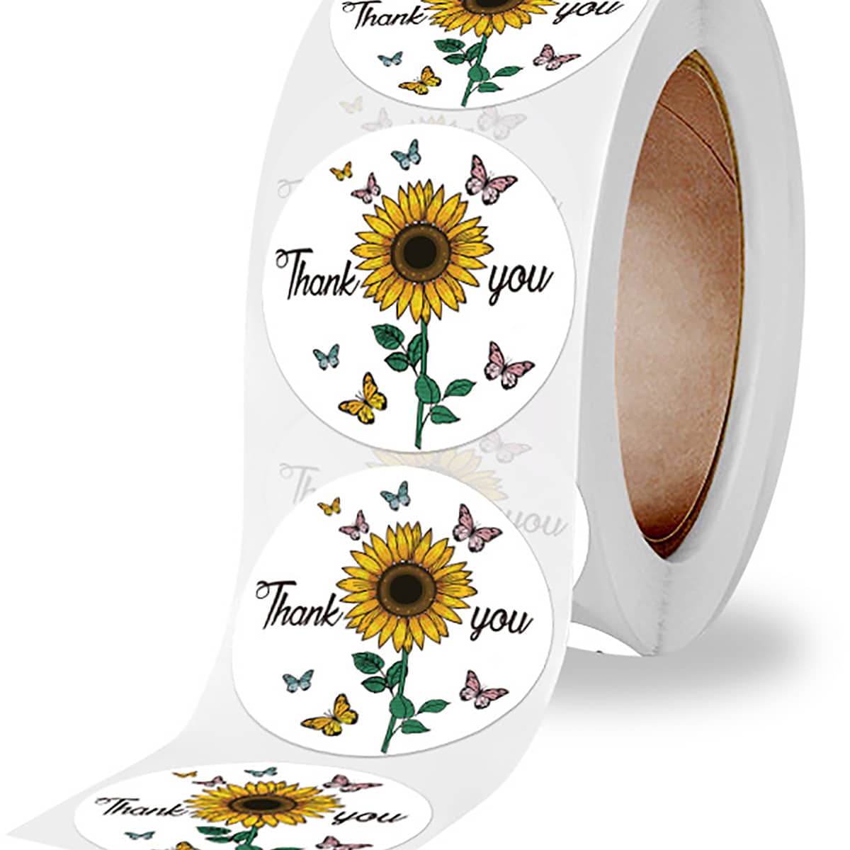 

2rolls Cartoon & Slogan Graphic Sticker, Multicolor