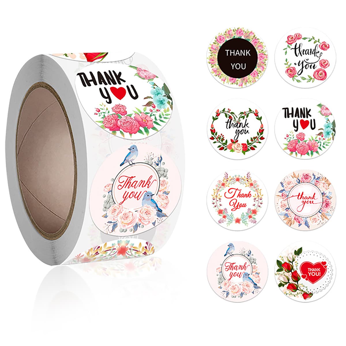 

1roll Letter Graphic Sticker, Multicolor