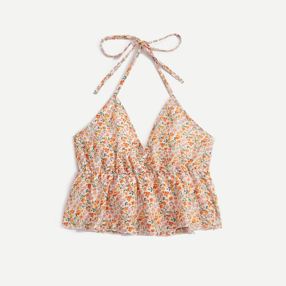 

Ditsy Floral Halter Top, Multicolor