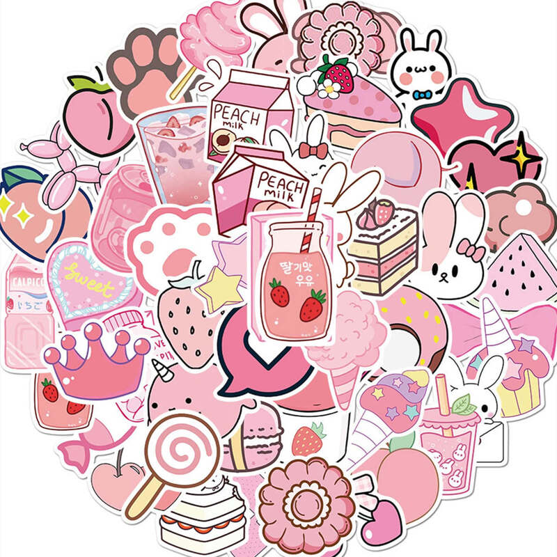 

1pack Mixed Pattern Sticker, Multicolor