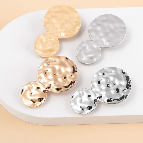 

4pcs Alloy Hair Clip, Multicolor
