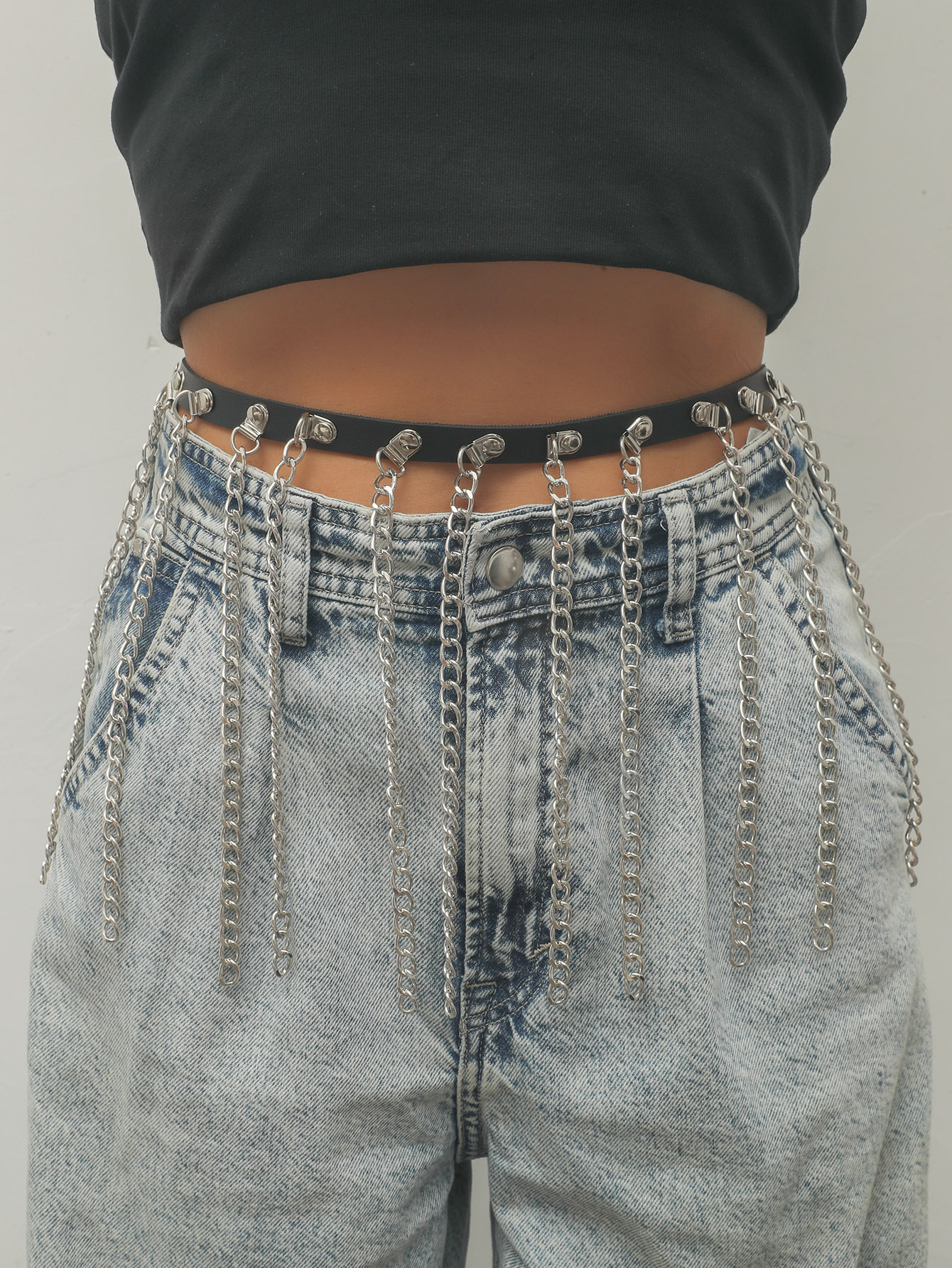 chain decor belt