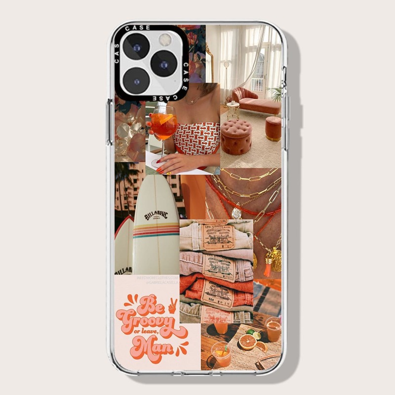 

Mixed Print Phone Case, Multicolor