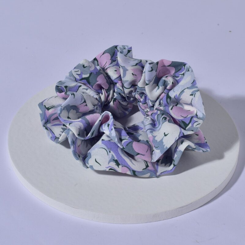 

1pc Colorful Graphic Scrunchie, Multicolor