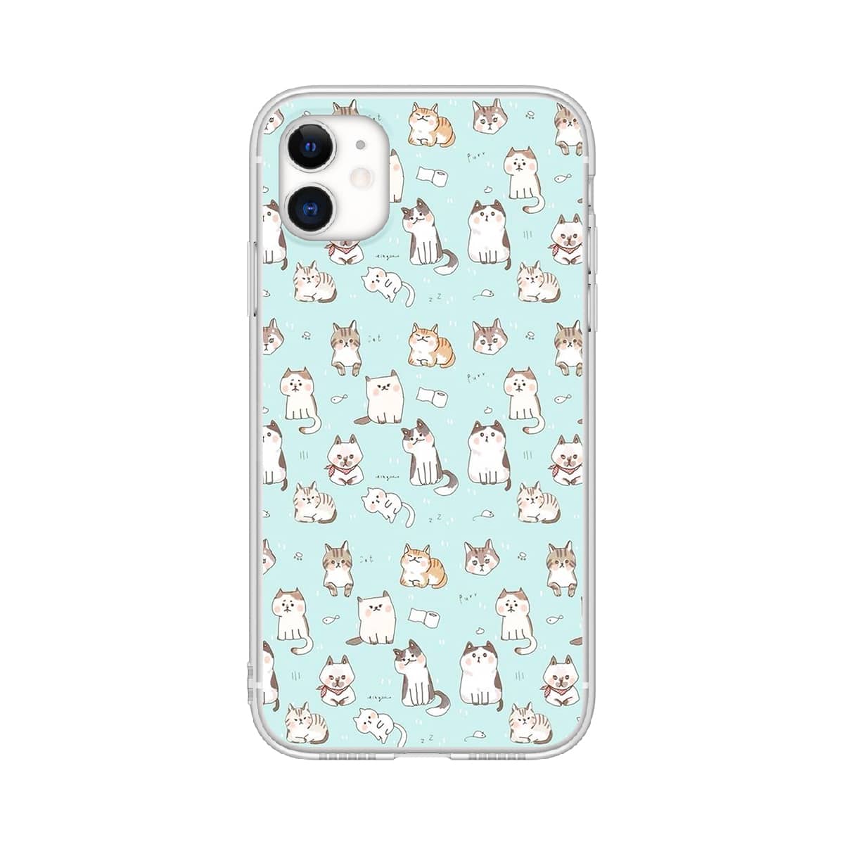 

Cat Print Phone Case, Multicolor