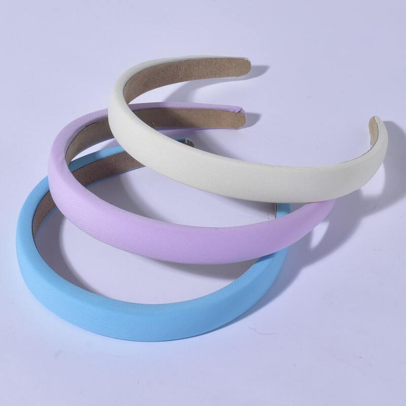 

3pcs Plain Headband, Multicolor