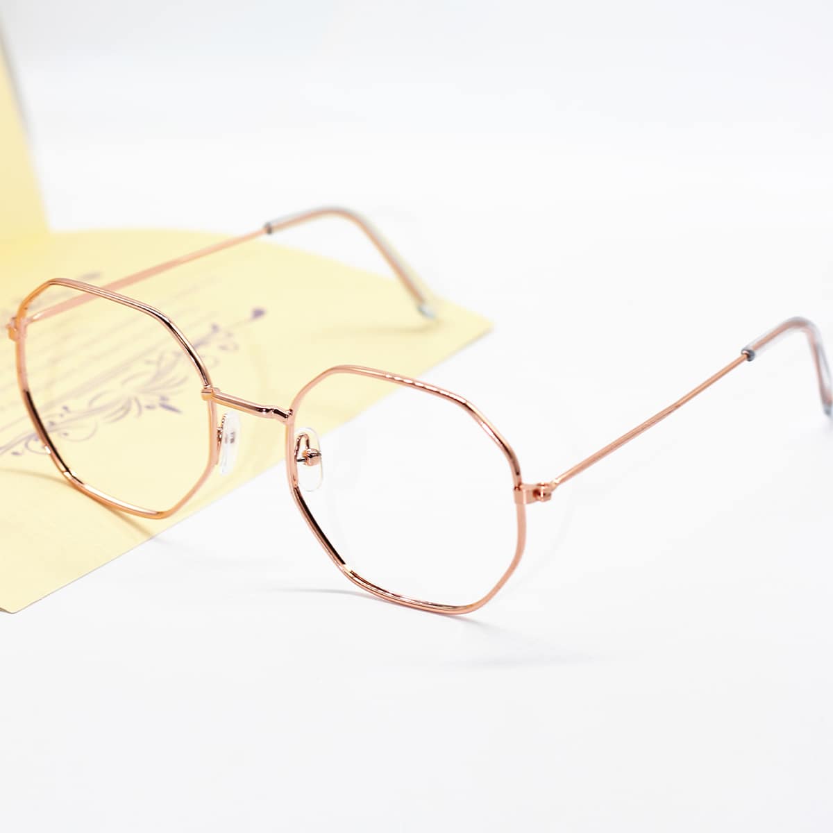 

1pc Minimalist Metal Frame, Pink