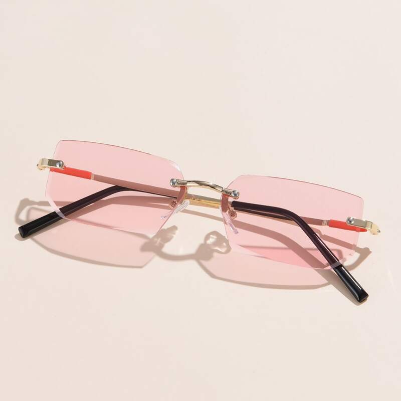 

Rimless Tinted Lens Sunglasses