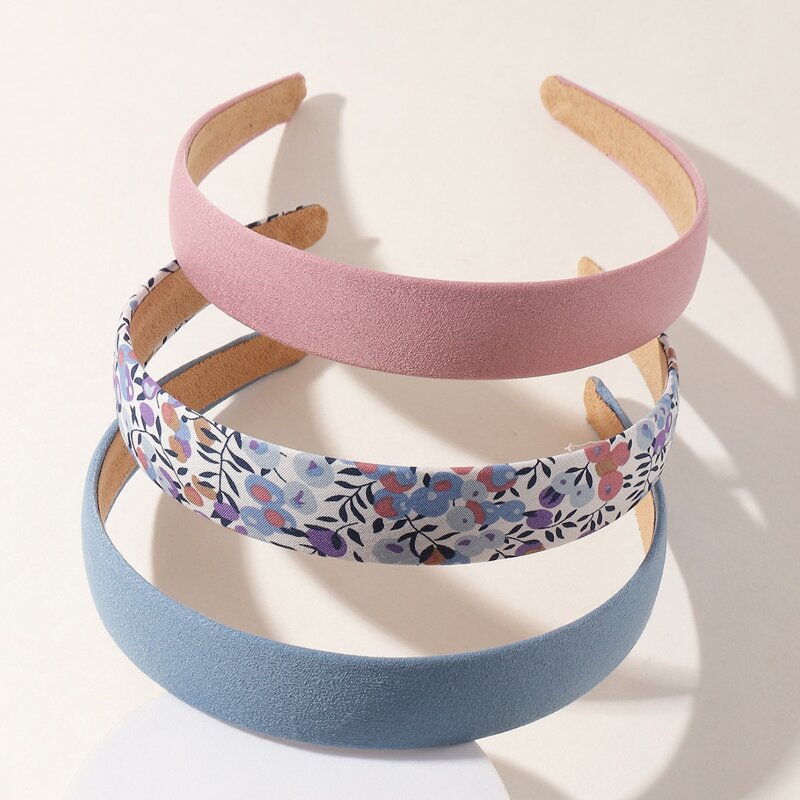 

3pcs Flower Graphic Headband, Multicolor