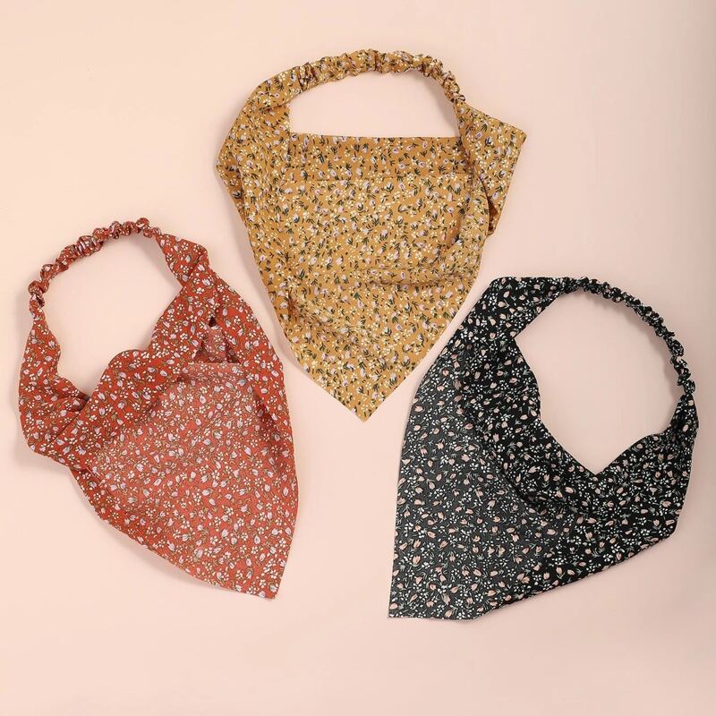 

3pcs Ditsy Floral Hair Band, Multicolor