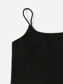 SHEIN Set de 2 tops de tirantes para niñas preadolescentes - Multicolor - Ver 4