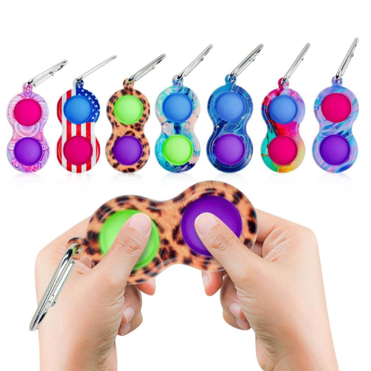 

1pc Random Stress Relief Keychain, Multicolor