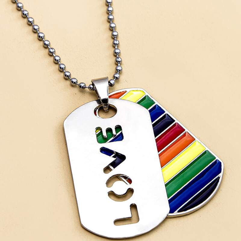 

Guys 1pc Letter Pendant Necklace, Multicolor