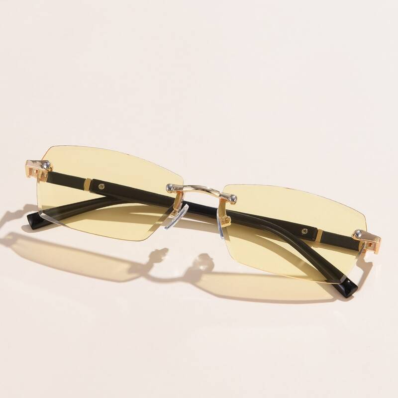

Rimless Tinted Lens Sunglasses