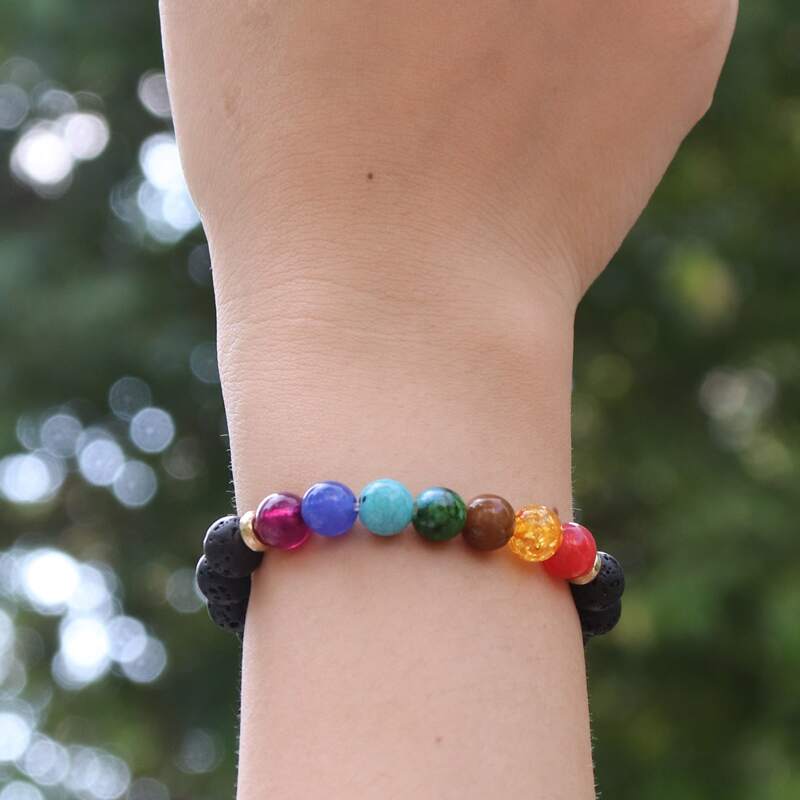 

1pc Beaded Bracelet, Multicolor