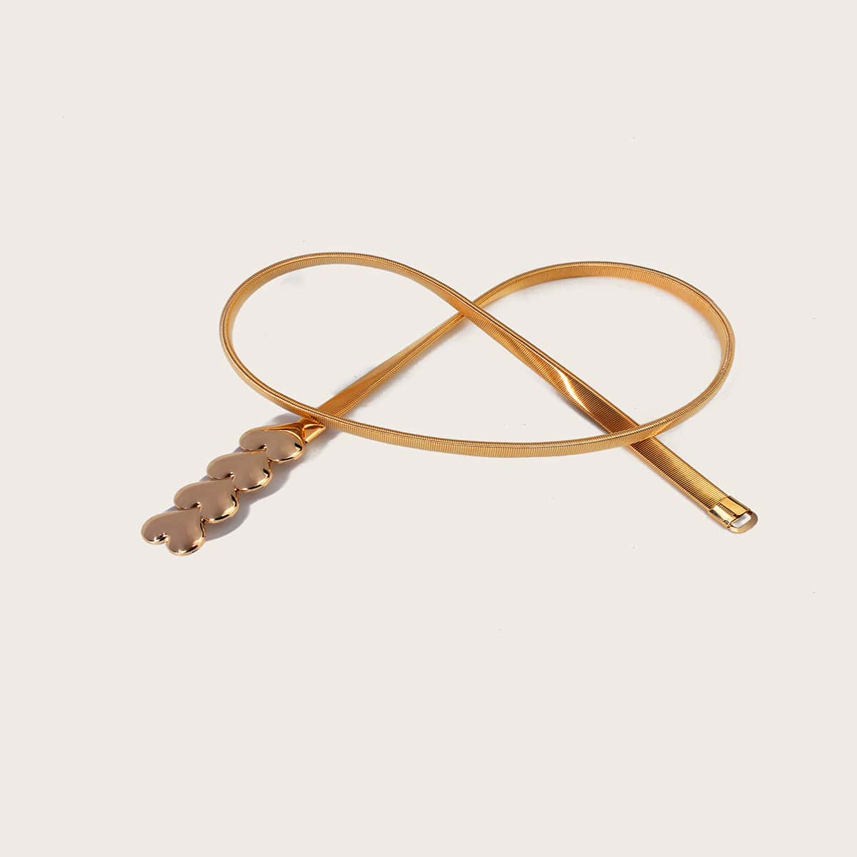 

Heart Metal Belt, Gold