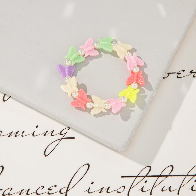 

1pc Butterfly Design Bracelet, Multicolor