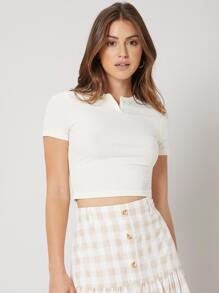 MOTF PREMIUM Top corto - Blanco - Ver 1