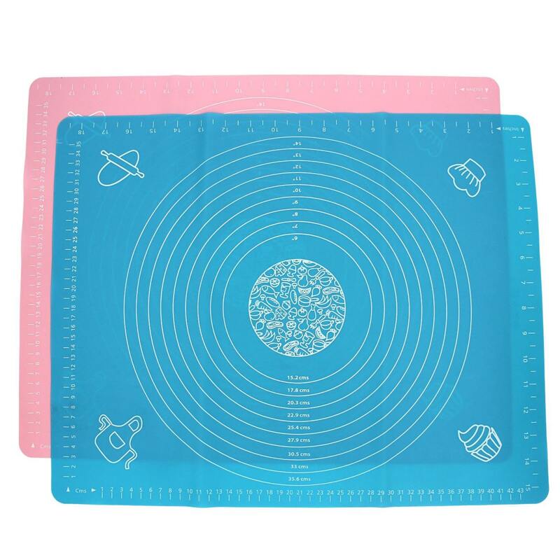 

1pc Random Color Silicone Baking Mat, Multicolor