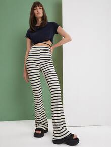 SHEIN Unity Crisscross Tie Back Crop Tee - Navy Blue - View 4