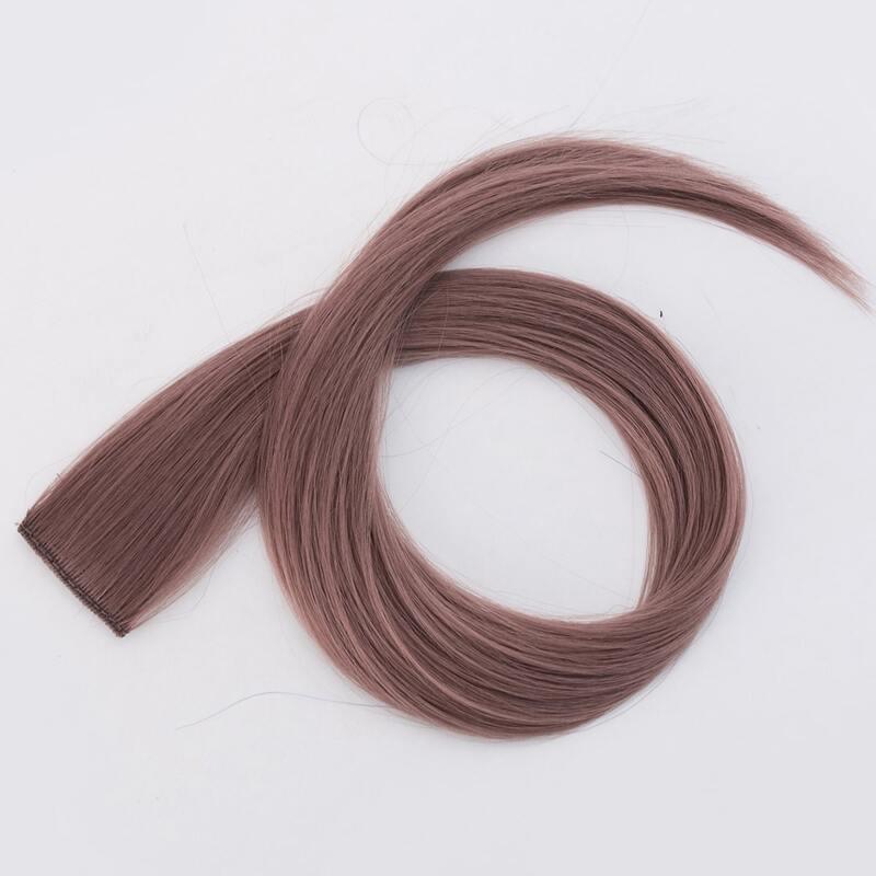 

1pc Long Straight Hairpiece, Purple