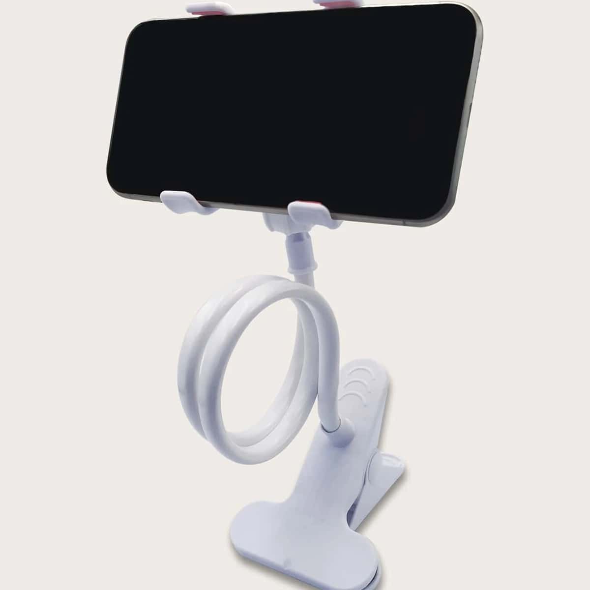 

1pc Lazy Creative Mobile Phone Holder, White