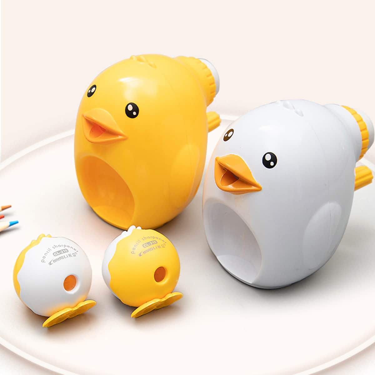 

1pc Cartoon Chicken Random Sharpener, Multicolor