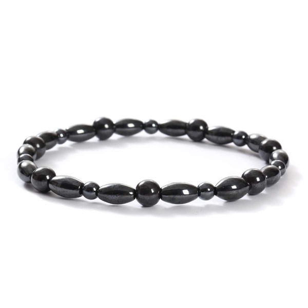

Magnetic Beaded Anklet, Black