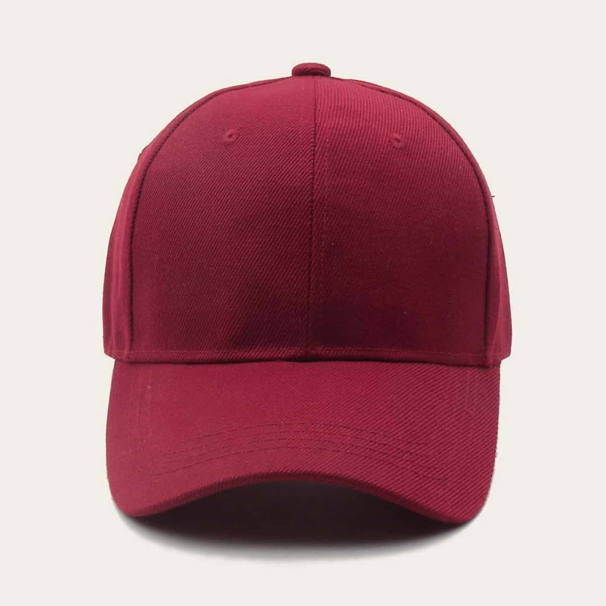 

Guys Solid Baseball Cap, Burgundy