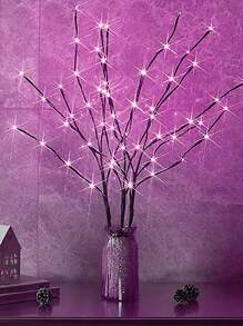 1pc 20-LED Branch Lights, Home Decor Lighting, Bedroom Decor LED Lights, Living Room Decor String Lights, Camping Decor Lights, Balloon Decor Lights, Fairy Lights, Party Decor LED String Lights
