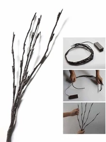 1pc 20-LED Branch Lights, Home Decor Lighting, Bedroom Decor LED Lights, Living Room Decor String Lights, Camping Decor Lights, Balloon Decor Lights, Fairy Lights, Party Decor LED String Lights