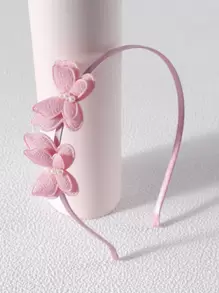 少女蝴蝶发箍 - 粉色 - 查看 1