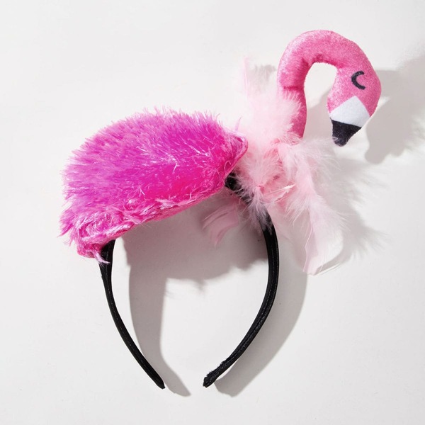 

Flamingo Costume Hairhoop, Pink