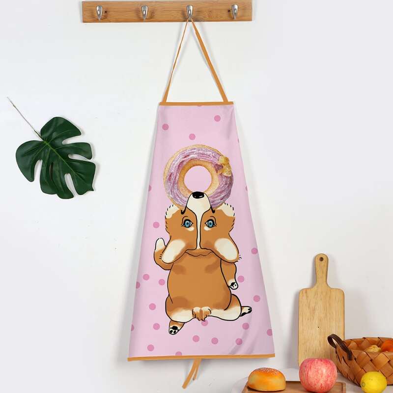 

Corgi Print Apron, Multicolor