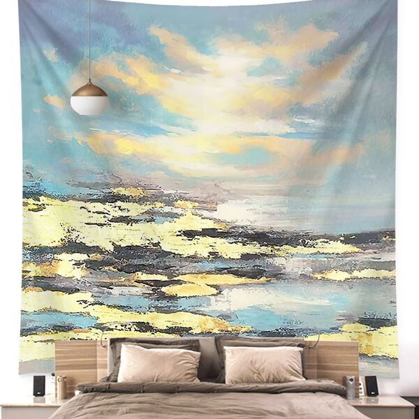 

Oil Painting Pattern Tapestry, Multicolor
