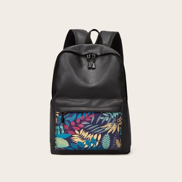 

Tropical Graphic Classic Backpack, Black