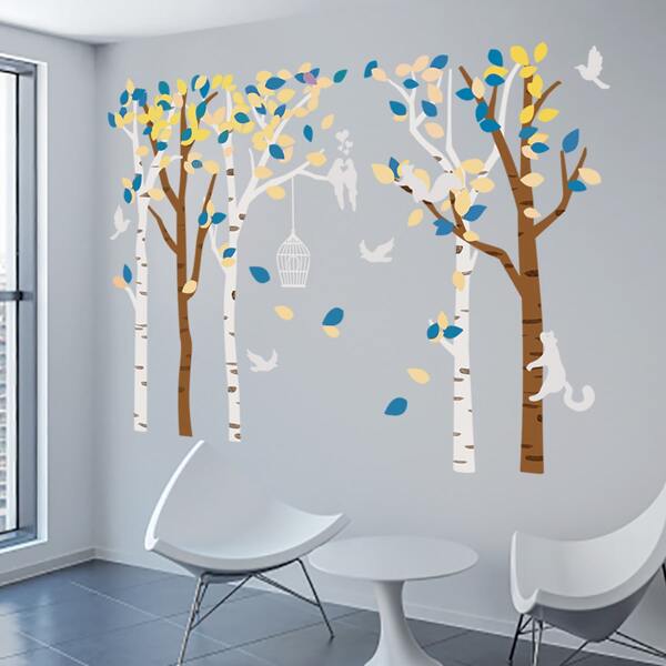 

Tree Print Wall Sticker, Multicolor