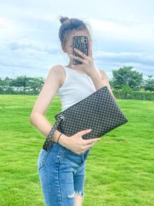 手拿包 - 咖啡棕 - 查看 1