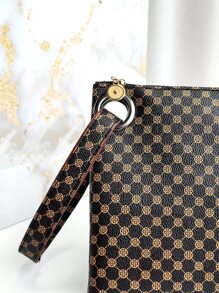 手拿包 - 咖啡棕 - 查看 5