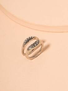 戒指 - 復古銀色 - 查看 2