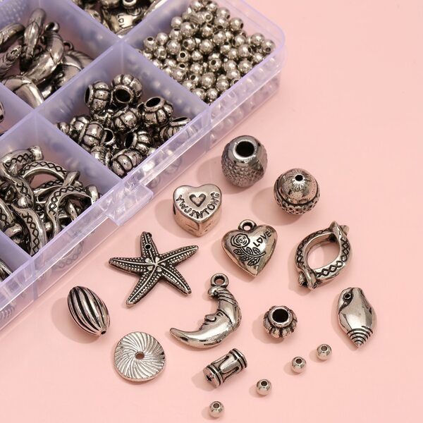 

1box Heart DIY Jewelry Accessory, Gold