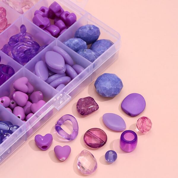 

1box DIY Jewelry Accessory, Purple